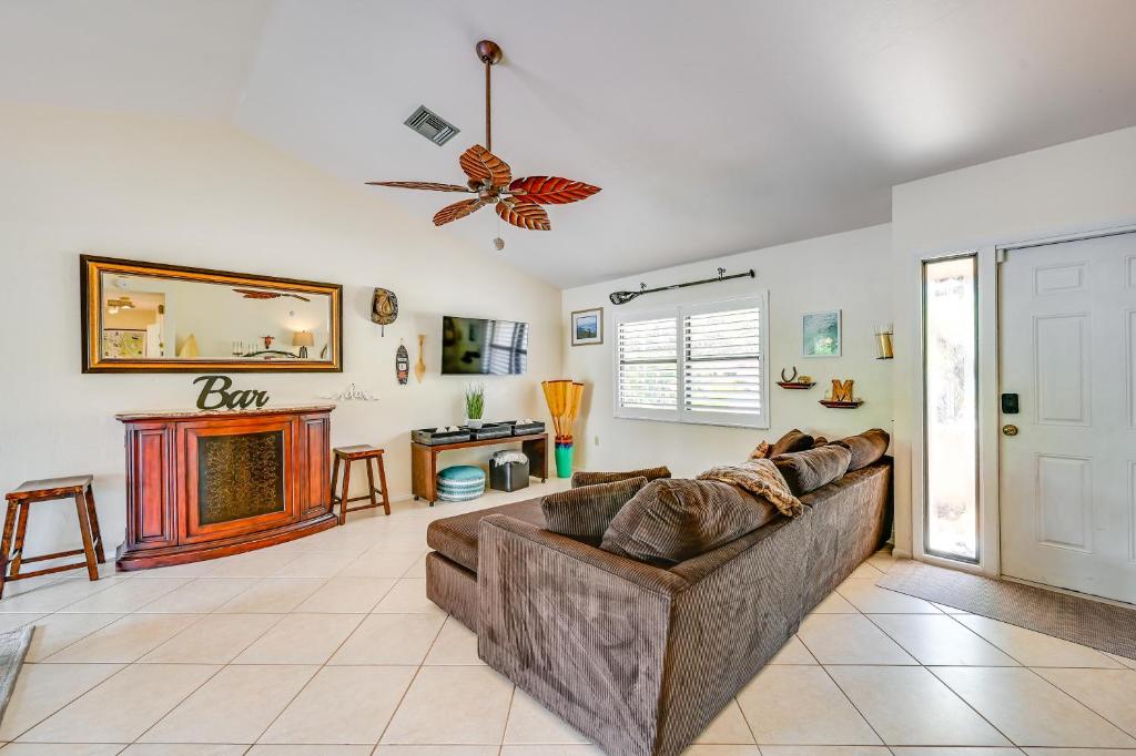Coastal Florida Escape with Boat Dock, Deck and Grill, Bonita Springs