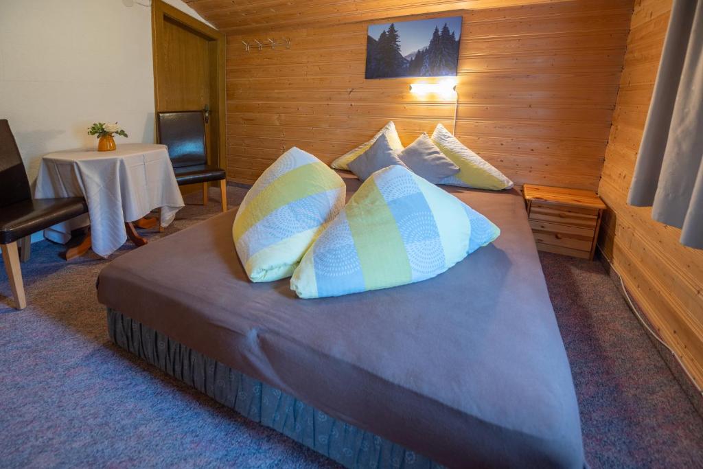 Postel nebo postele na pokoji v ubytování Haus Waldrast