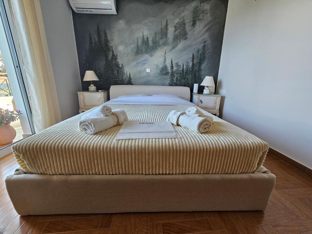 Postel nebo postele na pokoji v ubytování KD Country Home