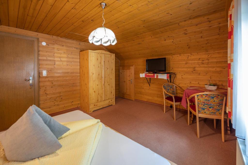 TV a/nebo společenská místnost v ubytování Haus Waldrast