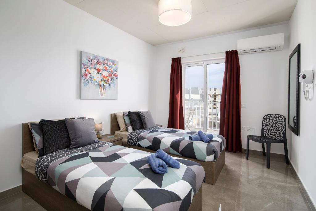 Hilltop Apartments Stylish Comfort Living close to the sea, Bugibba