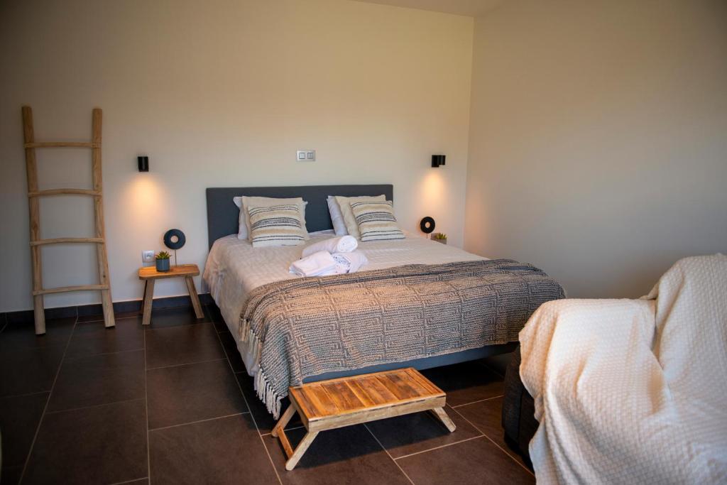 Postel nebo postele na pokoji v ubytování Boutique Hotel Het Zoete Zijn