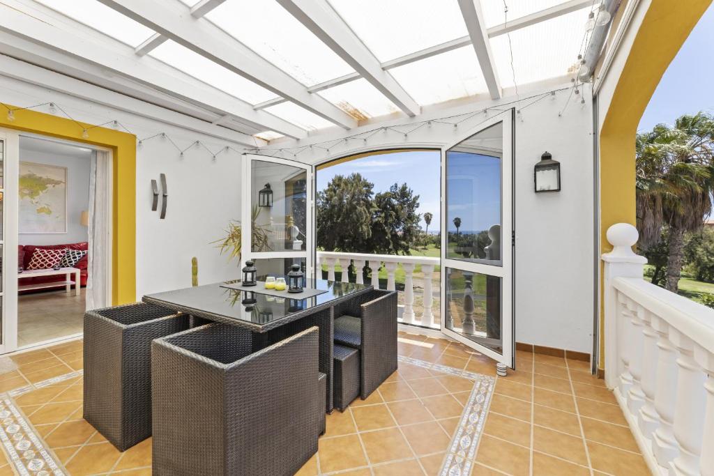 Balkón nebo terasa v ubytování Casahost Fuerteventura Golf