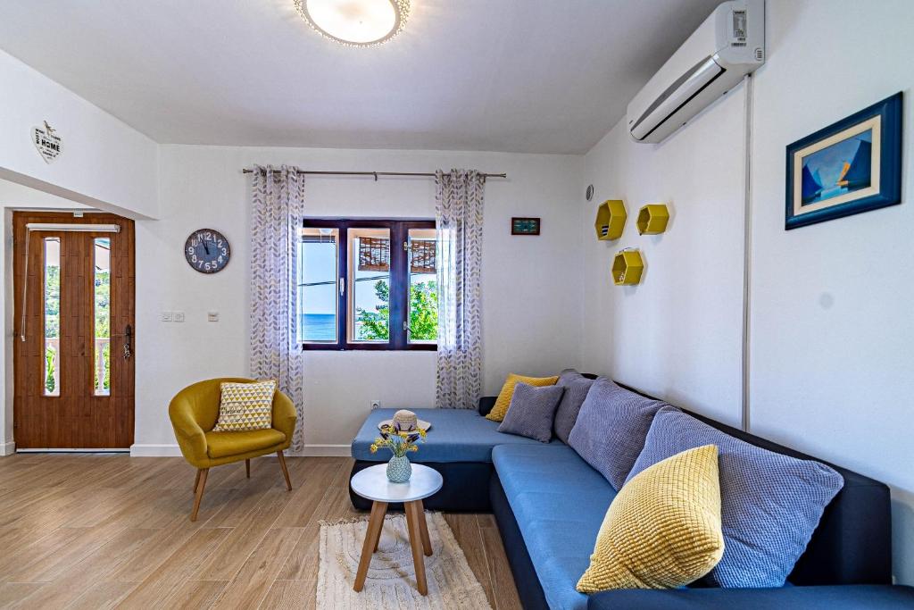 Posezení v ubytování Apartment Korina Vela Luka Gradina