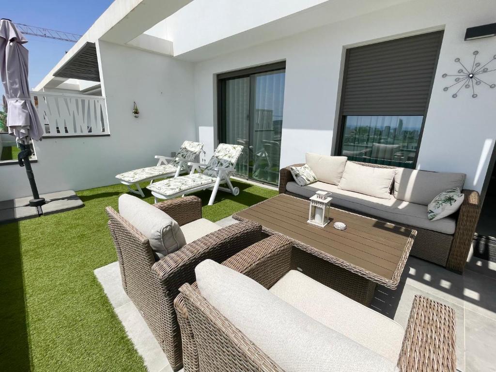 Posezení v ubytování SEASCAPE LUXURY APARTMENT