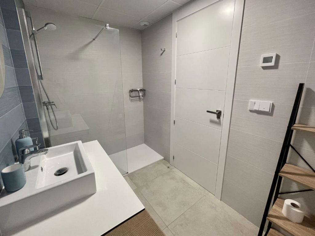Koupelna v ubytování SEASCAPE LUXURY APARTMENT