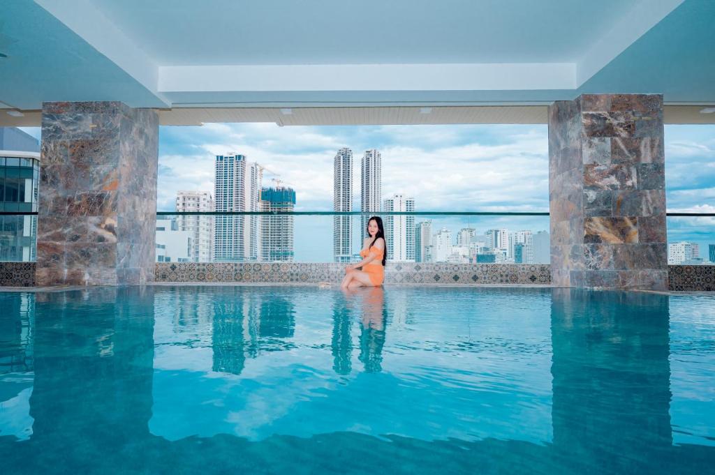 Bazén v ubytování Sea Garden Hotel nebo v jeho okolí