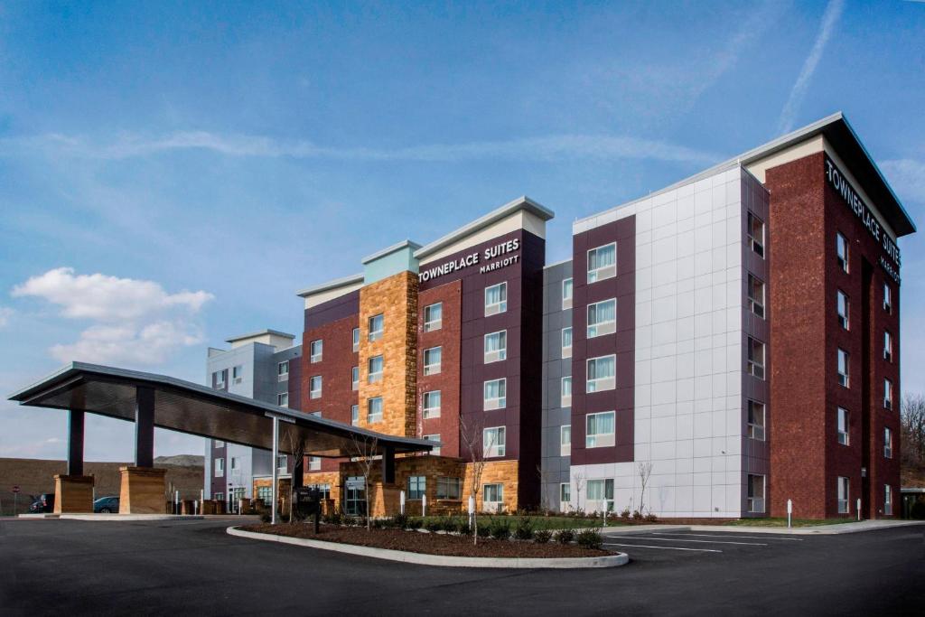 a rendering of a hotel with a building at TownePlace Suites by Marriott Pittsburgh Cranberry Township in Cranberry Township