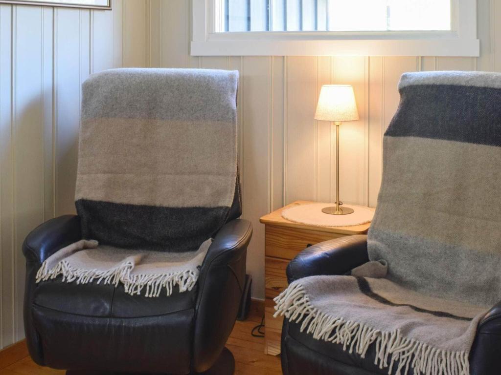 Posezení v ubytování Holiday home Halden IV