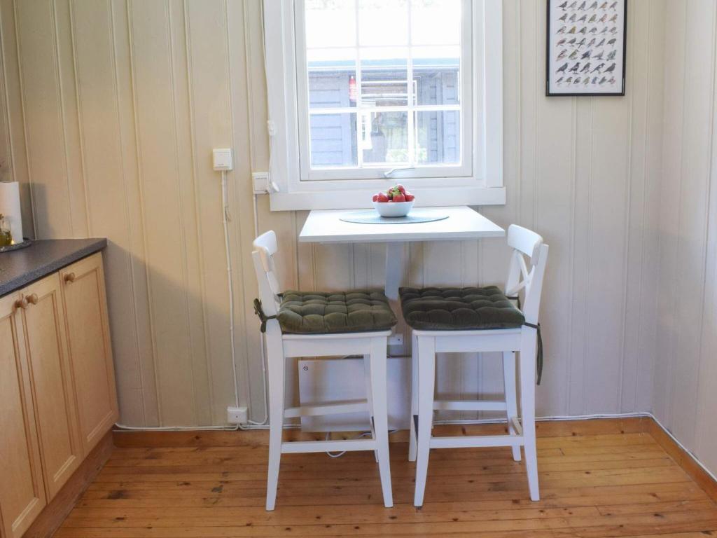 Kuchyň nebo kuchyňský kout v ubytování Holiday home Halden IV