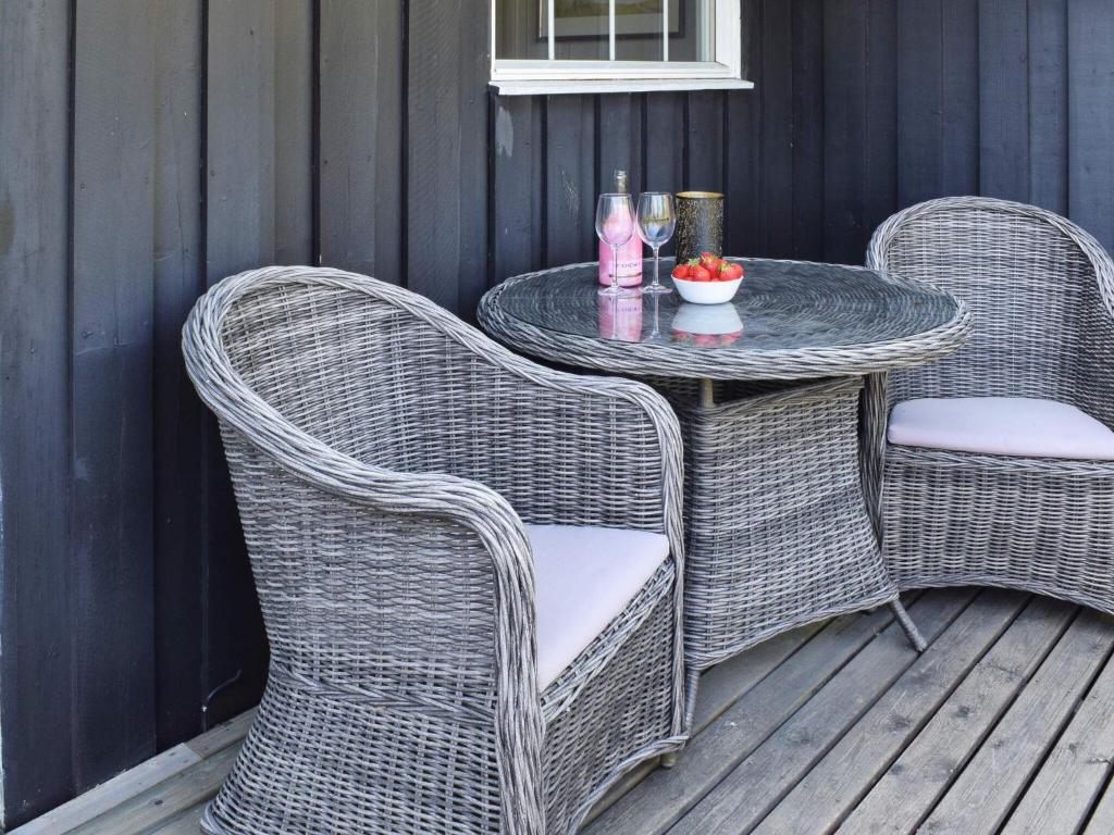 Posezení v ubytování Holiday home Halden IV