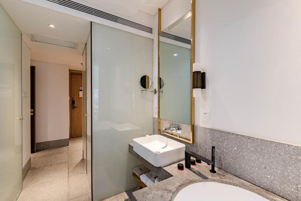 Koupelna v ubytování Yoba Boutique Hotel