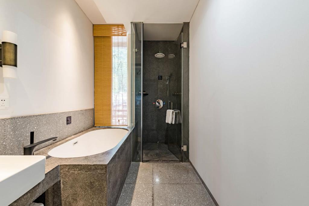 Koupelna v ubytování Yoba Boutique Hotel