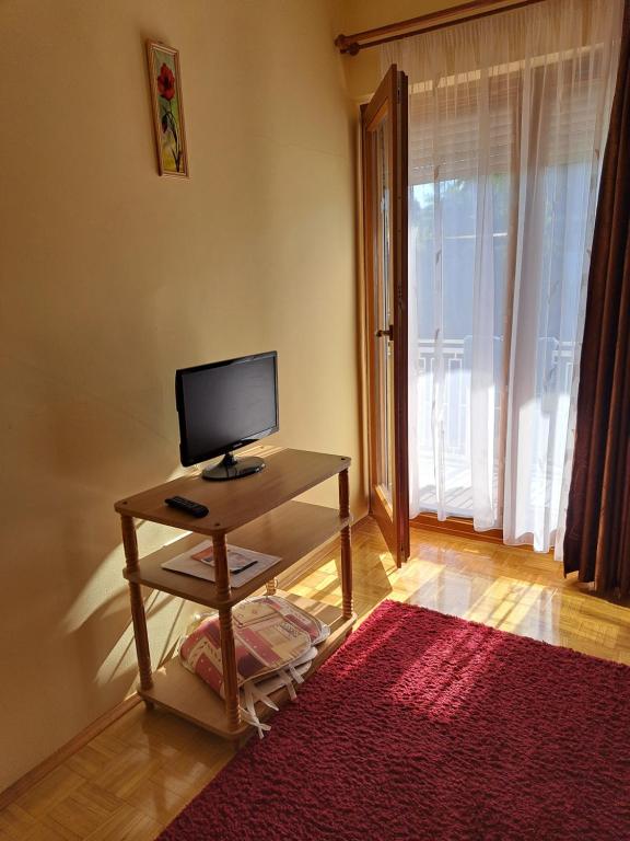 TV a/nebo společenská místnost v ubytování Pintér Apartman