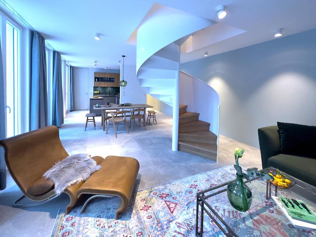 Pineblue Villas的休息区