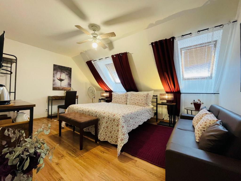 Krevet ili kreveti u jedinici u okviru objekta Hotel Marcincak***