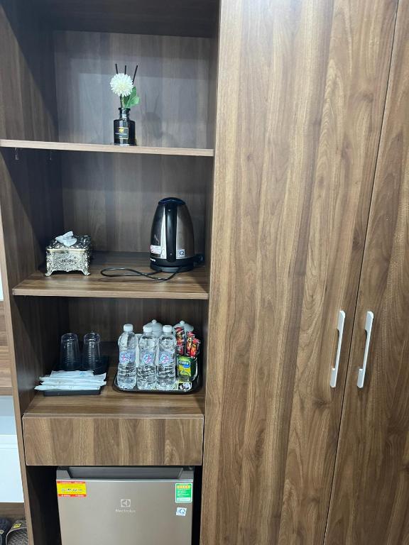 Kuchyň nebo kuchyňský kout v ubytování Trung Đức Homestay