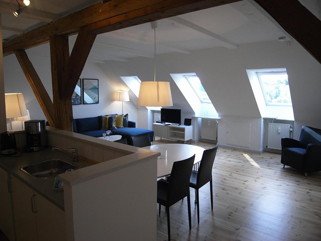 Ett kök eller pentry på Vesterbro Apartments 127