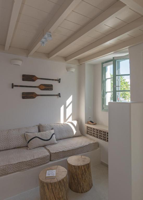 Posezení v ubytování Anestorema House