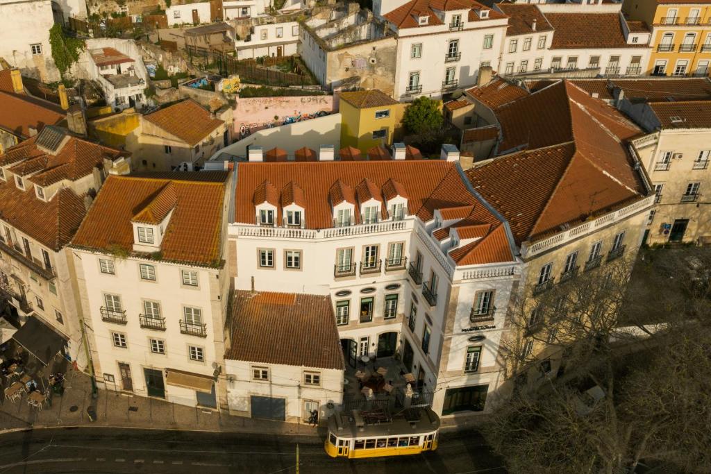 Vue générale sur Lisbonne ou vue de la ville depuis l'hôtel