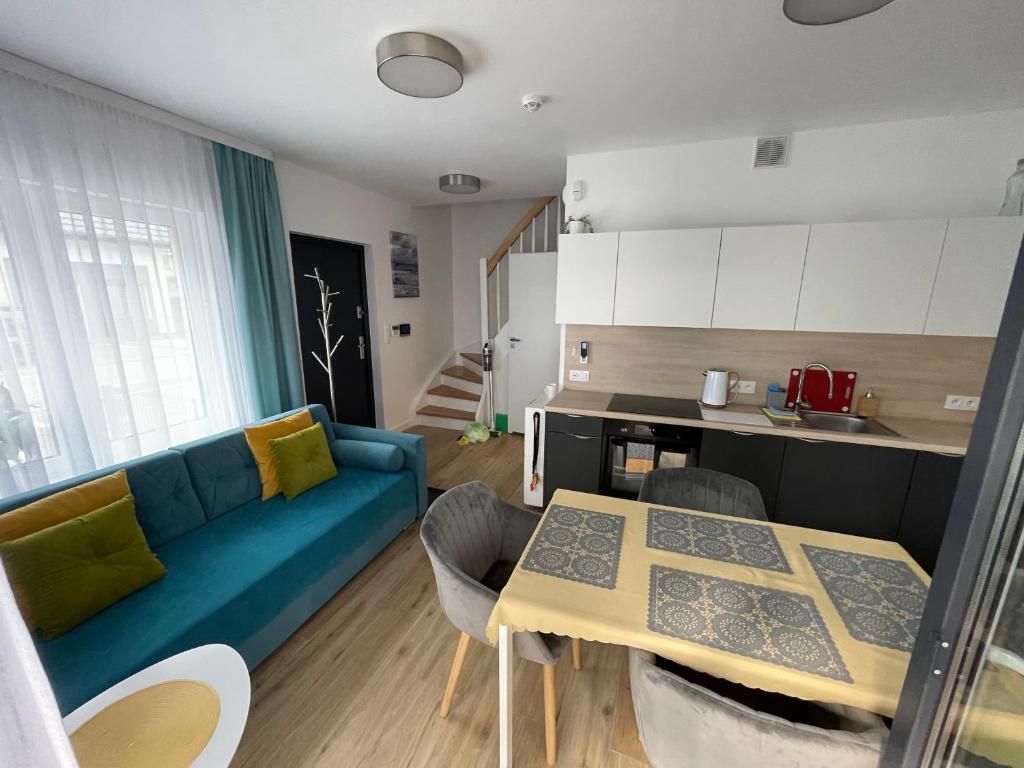Kuchyň nebo kuchyňský kout v ubytování Horizon Park 1 - Balkon Taras i parking