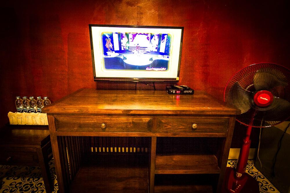 TV a/nebo společenská místnost v ubytování My Place Mae Salong