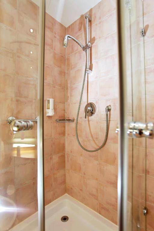 Koupelna v ubytování Hotel Watthalden