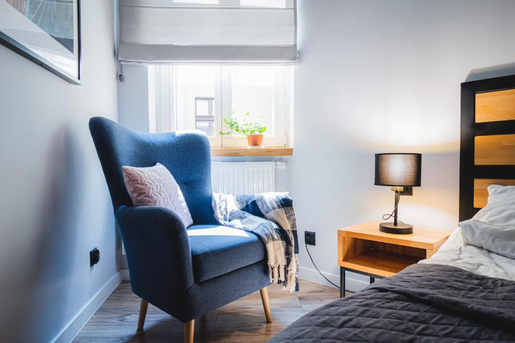 Posteľ alebo postele v izbe v ubytovaní Modern Apartments Toruń 4 Stare Miasto-Centrum