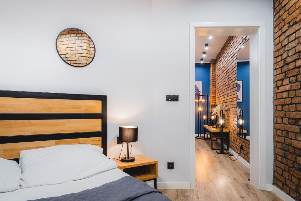 Posteľ alebo postele v izbe v ubytovaní Modern Apartments Toruń 4 Stare Miasto-Centrum