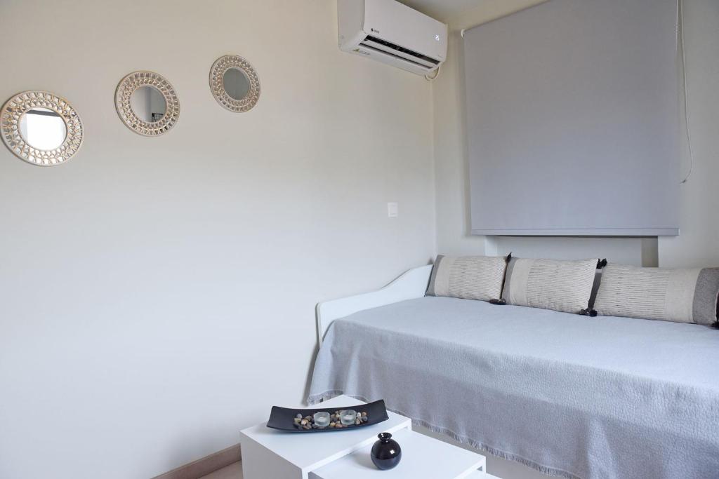 Postel nebo postele na pokoji v ubytování Casa Tenedos Corfu