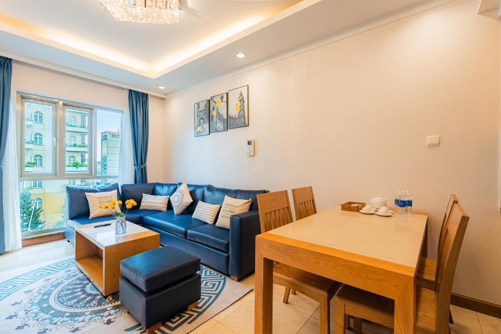 Posezení v ubytování Sai Gon Pavillon Bà Huyện Thanh Quan Quận 3