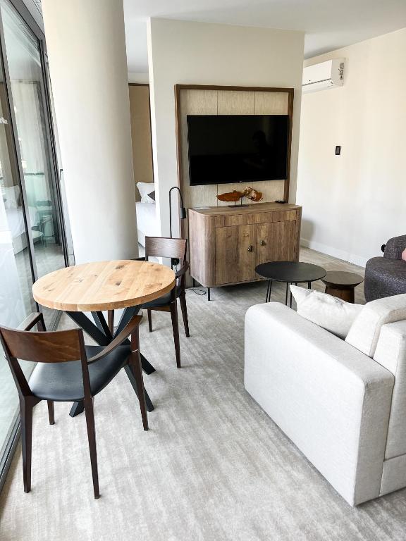 Posedenie v ubytovaní Apartament Morski Widok Międzyzdroje