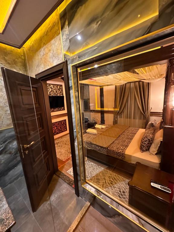Postel nebo postele na pokoji v ubytování Robevski luxury rooms