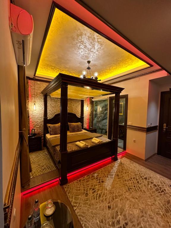 Postel nebo postele na pokoji v ubytování Robevski luxury rooms