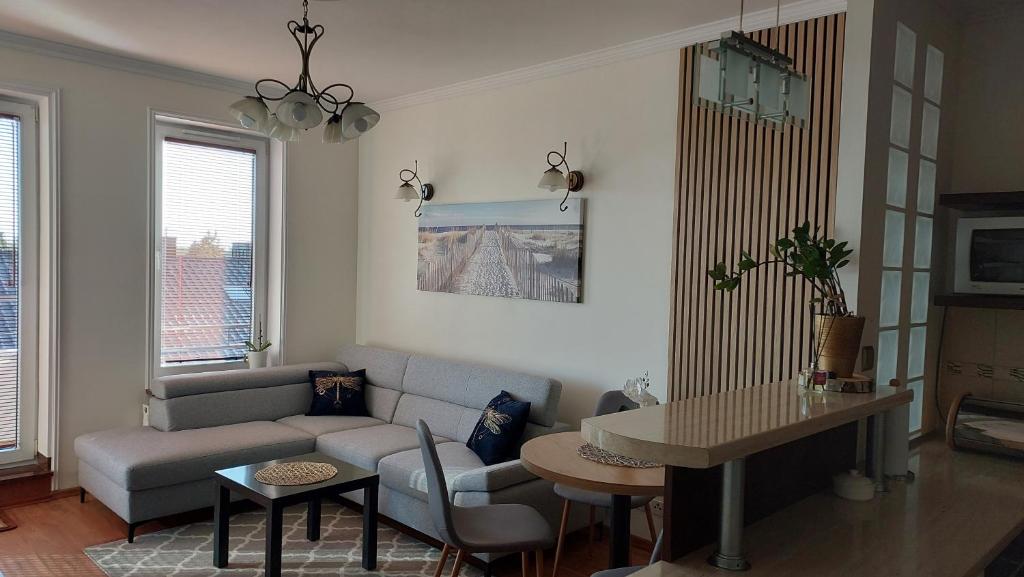 Posedenie v ubytovaní apartament AWA Bajkowe Kołobrzeg