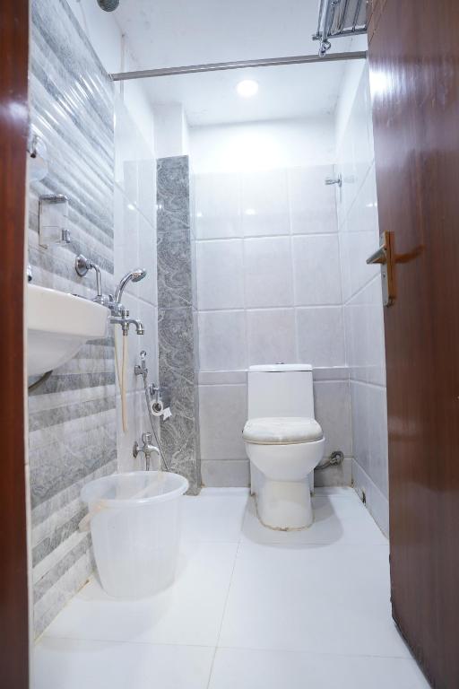 Koupelna v ubytování Hotel Emirates