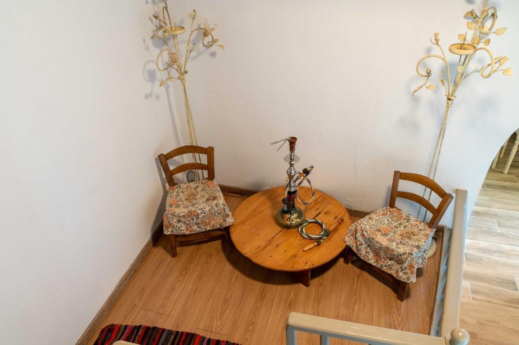 Posezení v ubytování House Rachati
