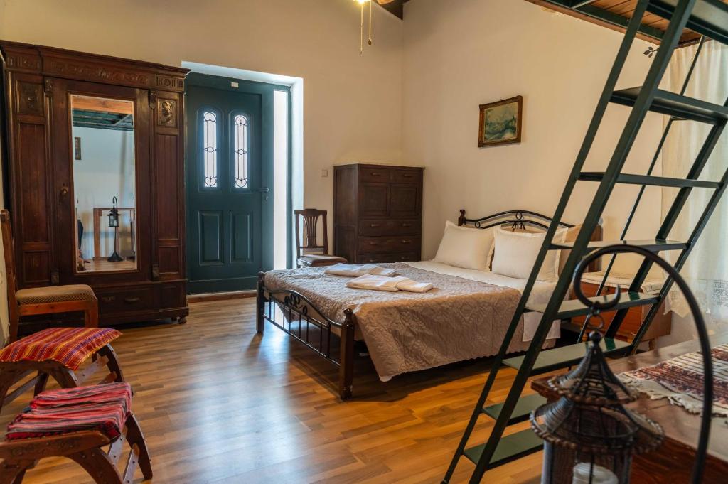 Postel nebo postele na pokoji v ubytování House Rachati