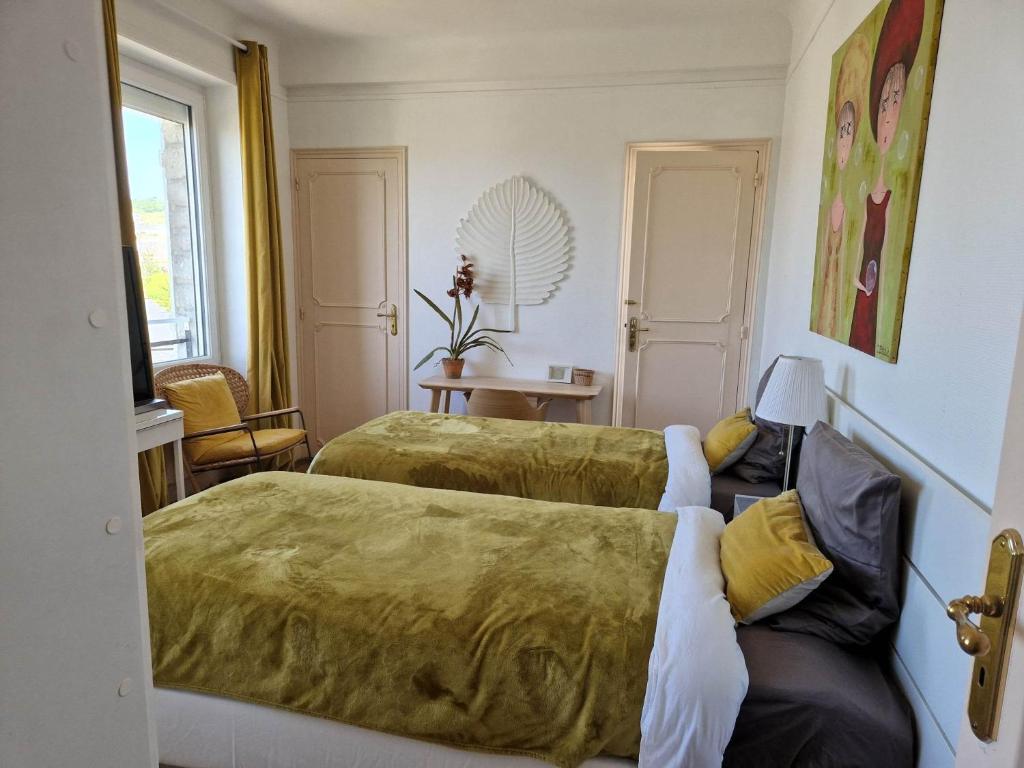 Postel nebo postele na pokoji v ubytování Villa Fresquet