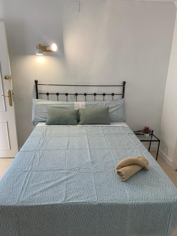 Postel nebo postele na pokoji v ubytování Casa los Pinos Calpe Playa