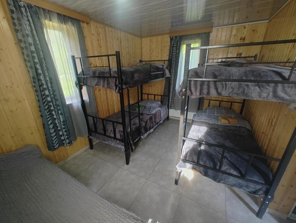 Postel nebo postele na pokoji v ubytování Hotel Veshagi