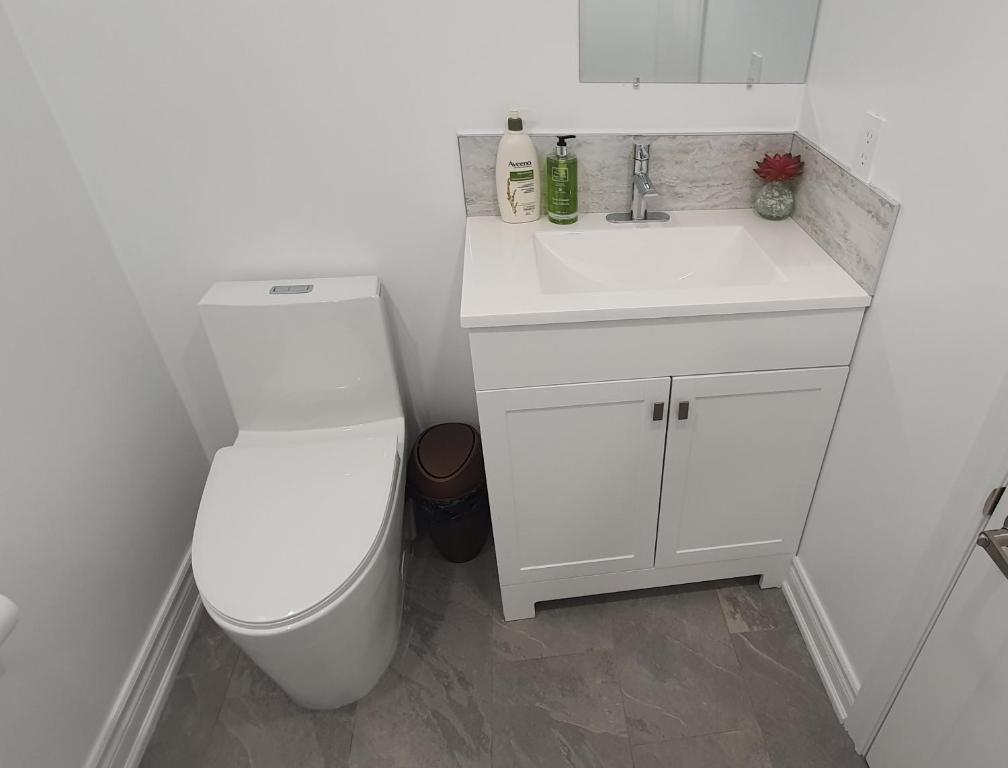 Koupelna v ubytování A Home Away-Deluxe Guest Room in Toronto
