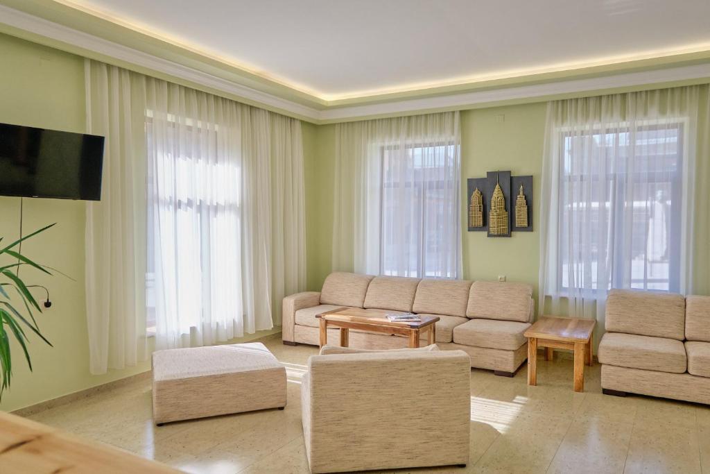 TV a/nebo společenská místnost v ubytování 21 Rooms Hotel