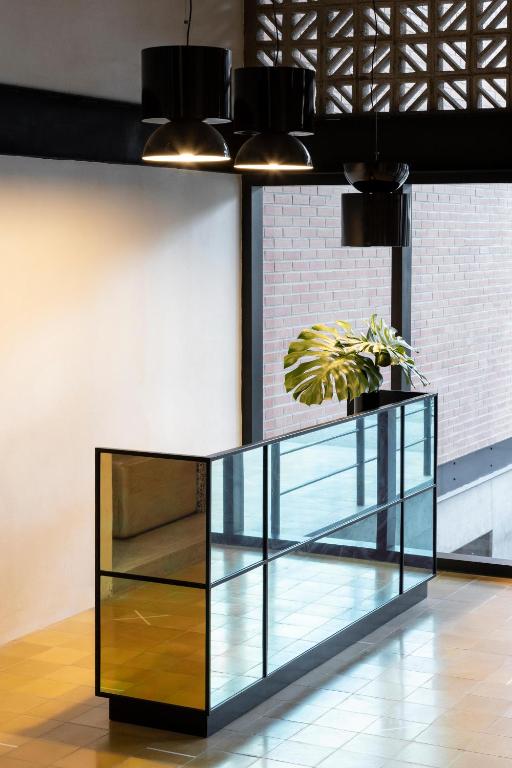 Vstupní hala nebo recepce v ubytování Loft In The Heart Of Americana, Have An Artsy Stay