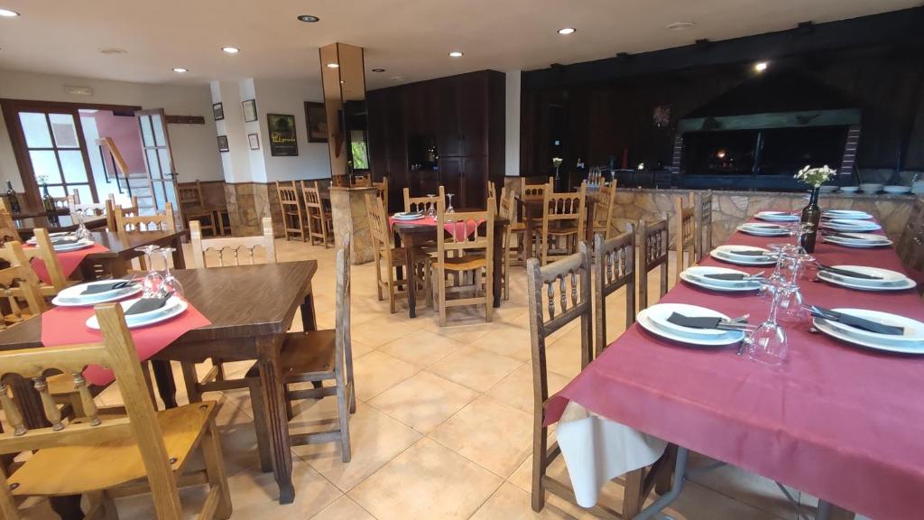 Restaurace v ubytování Pension Parrilla Casa Vicente