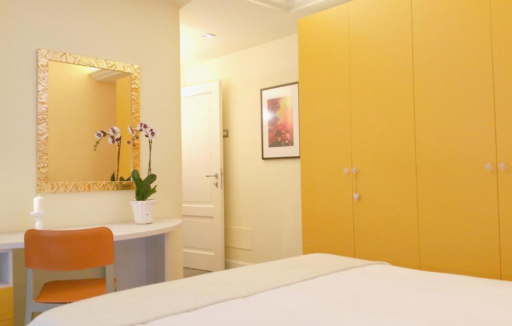 Een bed of bedden in een kamer bij Villa Monti