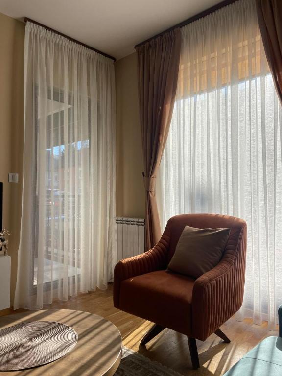 Posezení v ubytování Apartments Gora