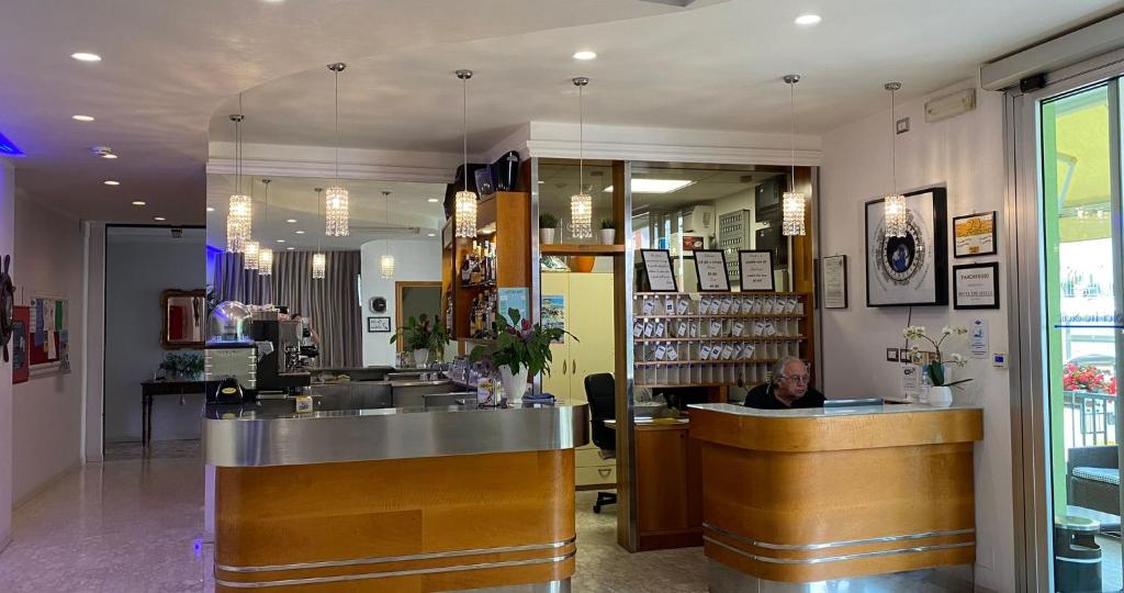 Vstupní hala nebo recepce v ubytování Hotel Tre Stelle