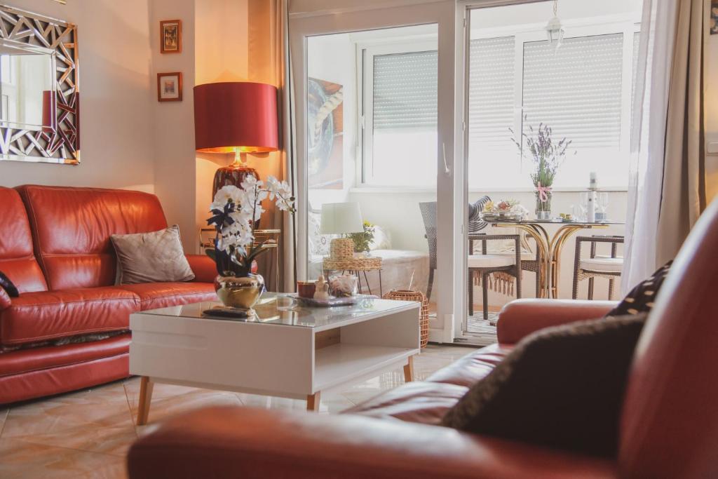 Χώρος καθιστικού στο Apartments Marcus & Pascal