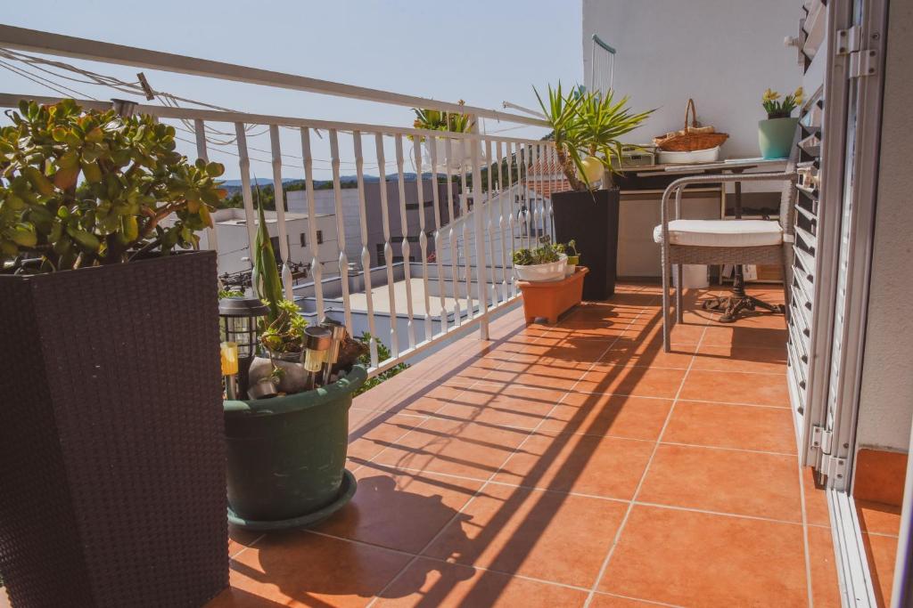 Μπαλκόνι ή βεράντα στο Apartments Marcus & Pascal